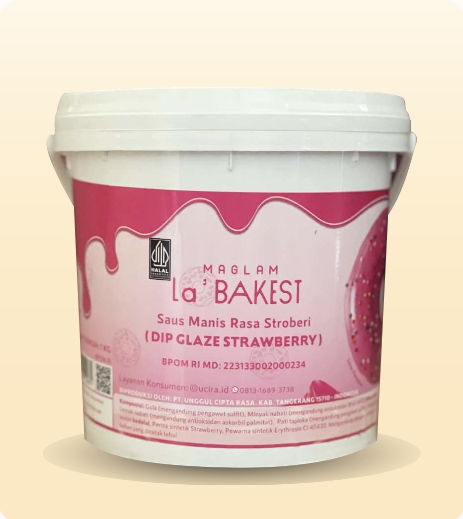 La Bakest Saus Manis Strawberry 1 kg / 5 kg